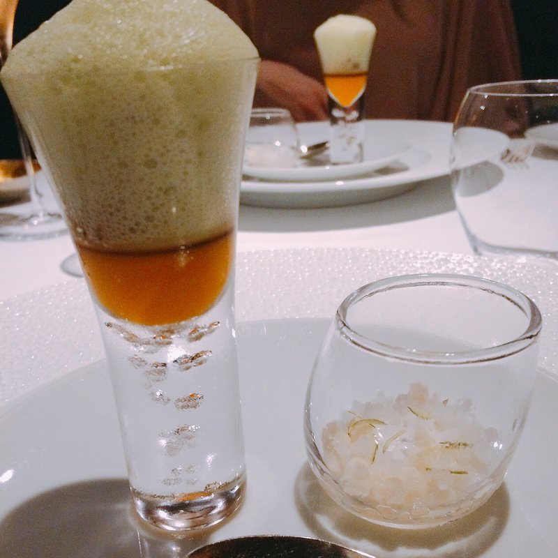 穴子、南瓜、バジル、すだち(レフェルヴェソンス)