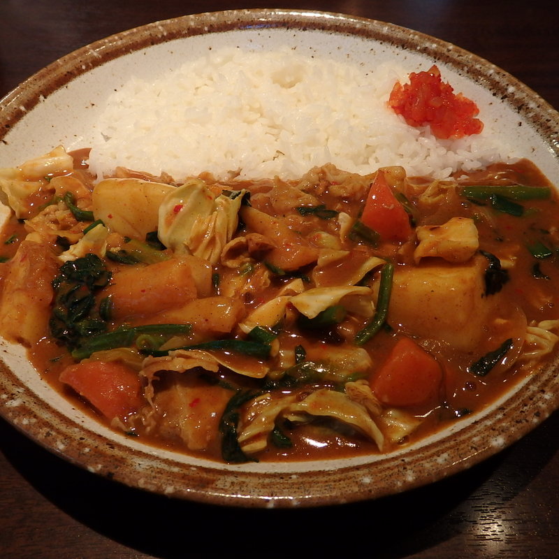 豚肉と3種のキムチカレー(CoCo壱番屋 JR秋葉原駅昭和通り口店)