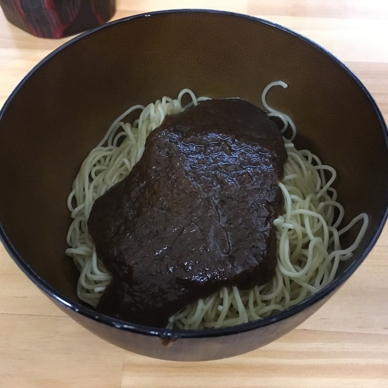 カレー味替玉(博多元気一番)