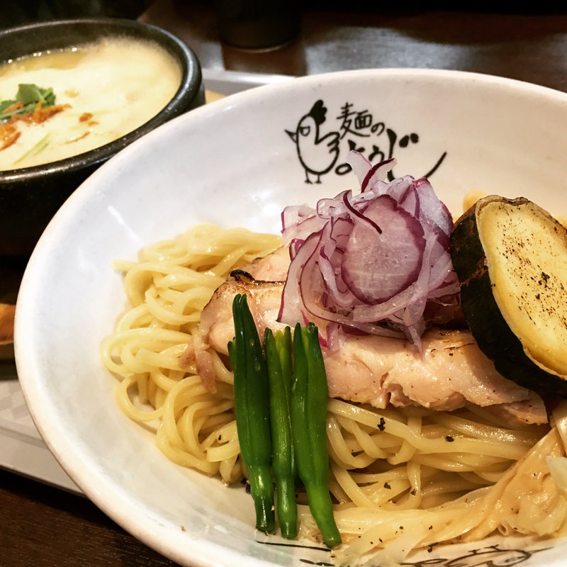 安納芋のベジポタつけ麺(麺のようじ)