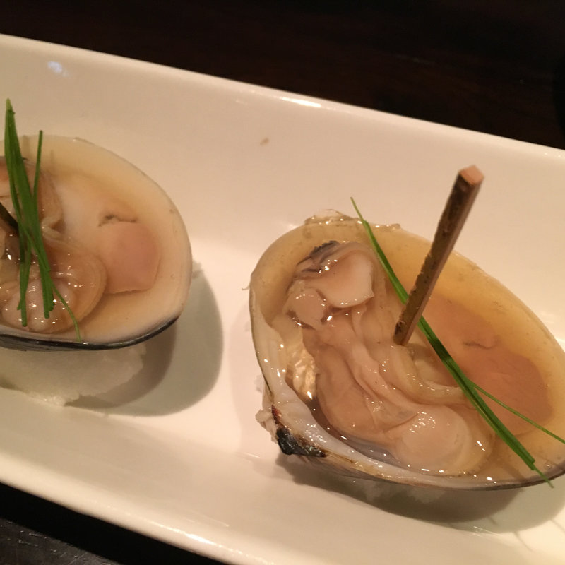 蛤、千鳥酢ゼリー寄せ(イワカムツカリ)