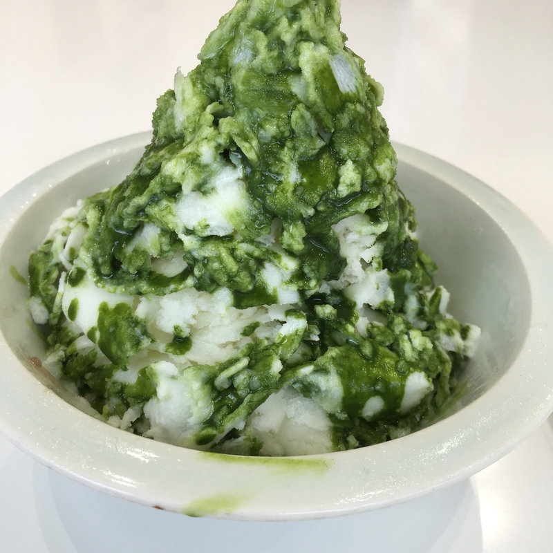 六花氷  抹茶 つぶあんぞえ(六花亭 新川店 )