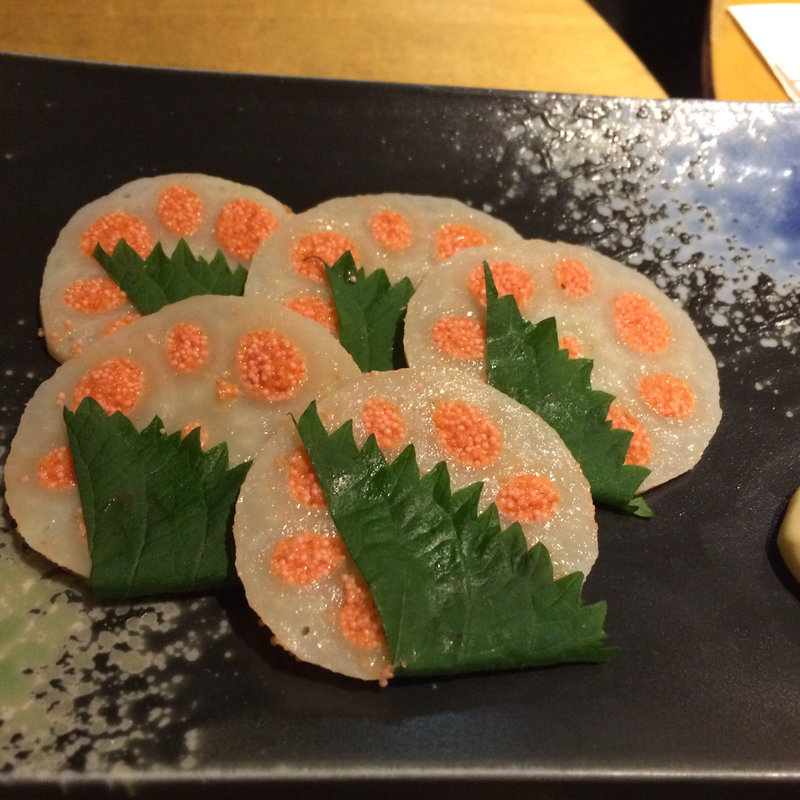 明太レンコン(クラフトビアマーケット 三越前店)