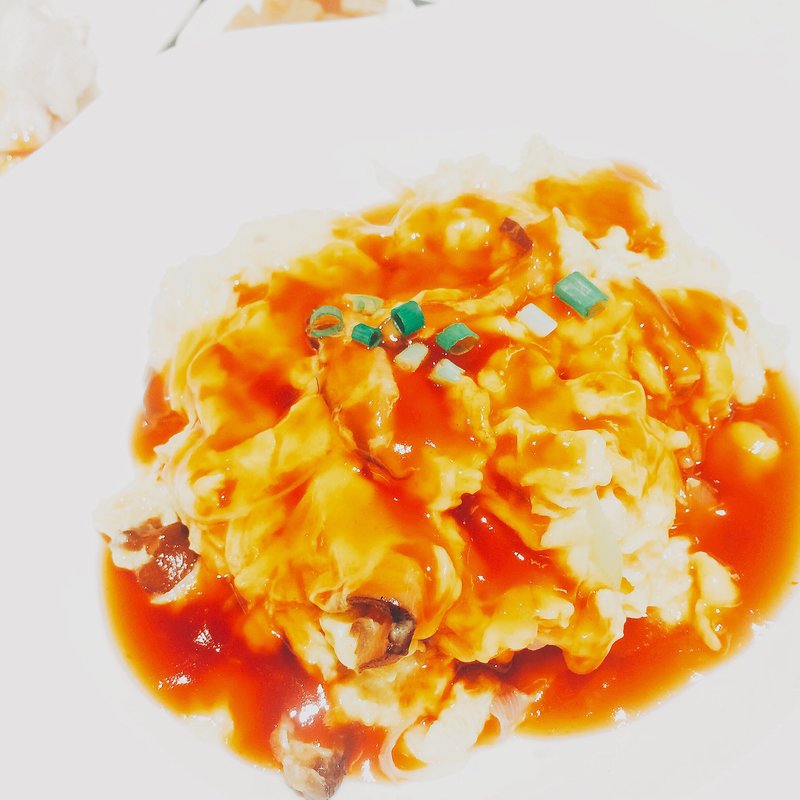 天津飯定食(天厨菜館 渋谷店)