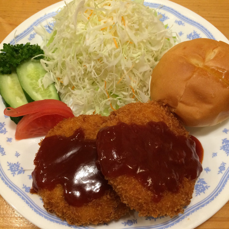 コロッケミニプレート(コメダ珈琲店ダイエー大島店)