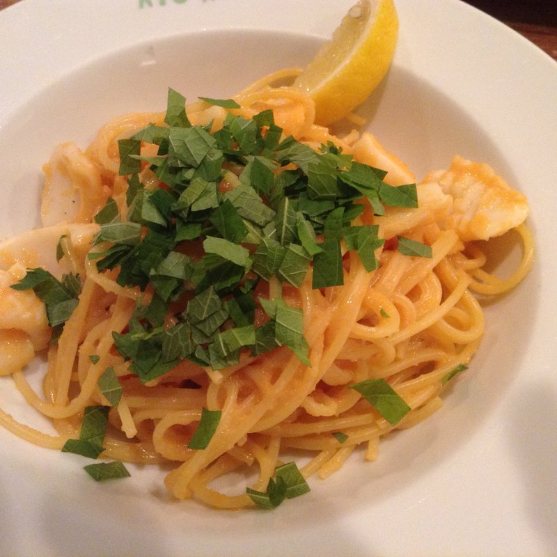 生うにとイカのパスタ(シオサイ)