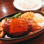 鉄板ハンバーグ(うすけぼー)