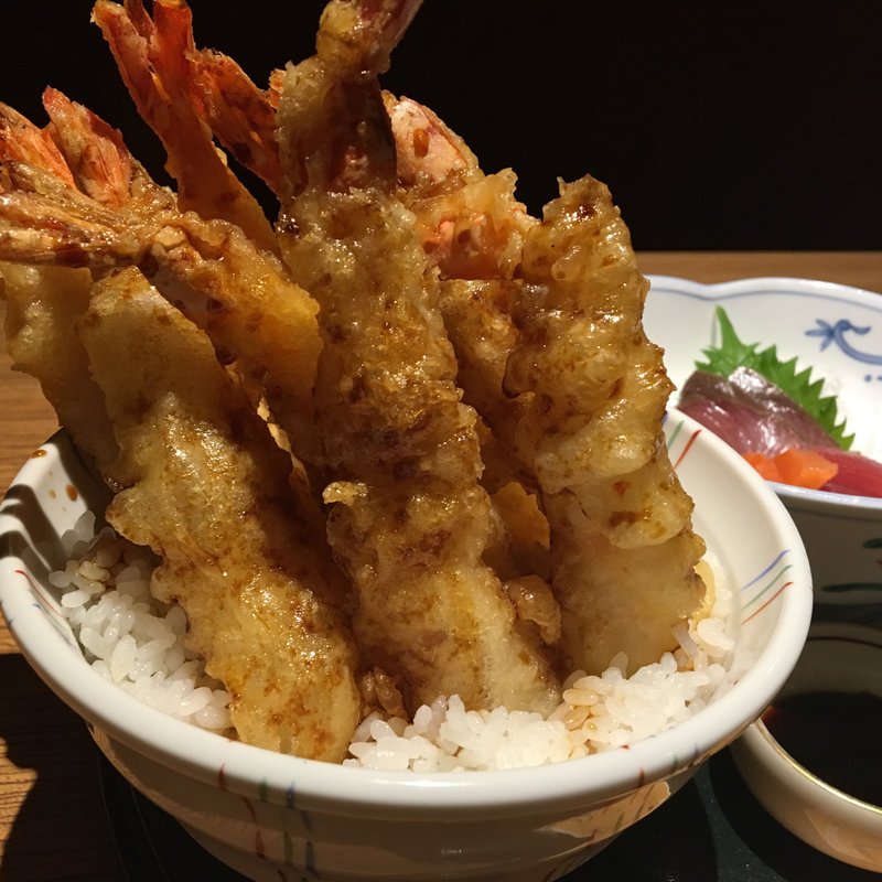 びっくりエビ天丼定食(琉球ダイニング 花花 豊川店 （りゅきゅうだいにんぐ はなはな）)