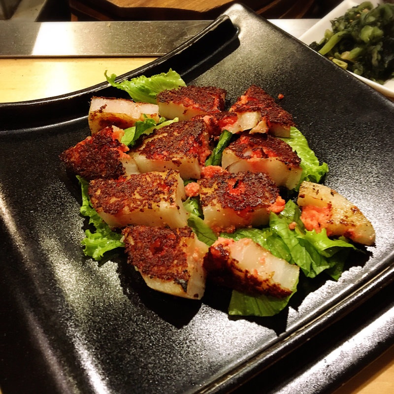 れんこん明太焼き(お好み焼き ぶち 恵比寿本店)