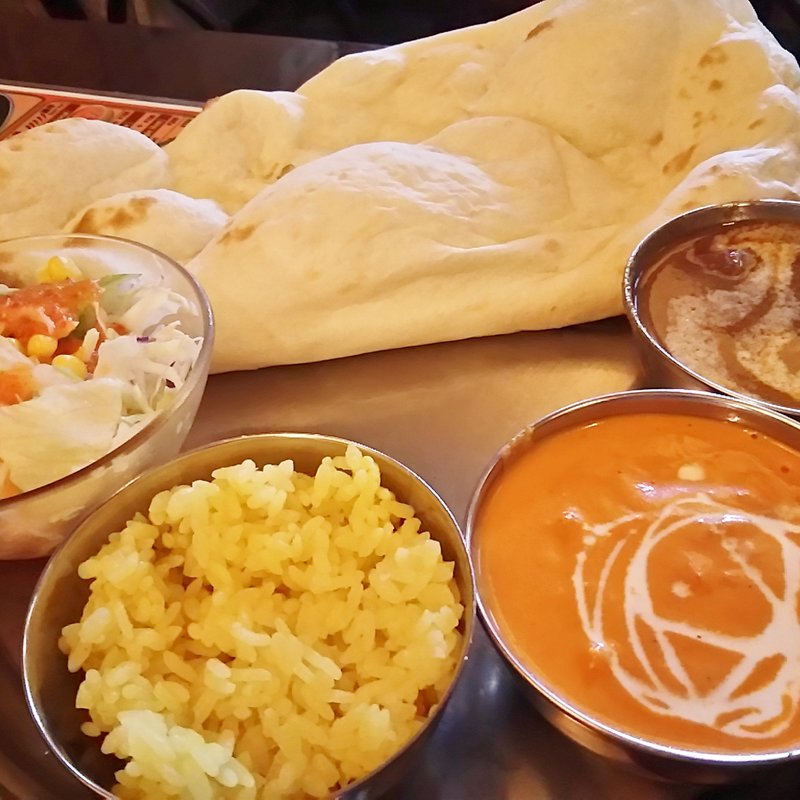 トゥカリータリーセット(バターチキンとラム)(ナワブ八丁堀店)