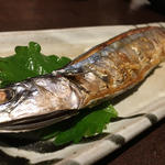 秋刀魚の塩焼き(雄屋 わさび)