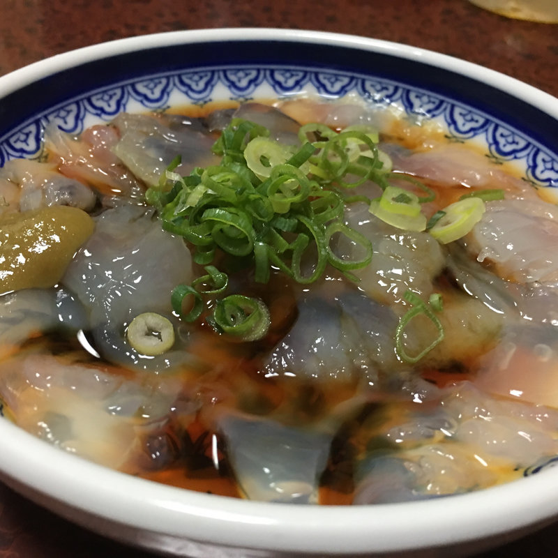 クラゲの刺身(中国家庭料理 阿信)