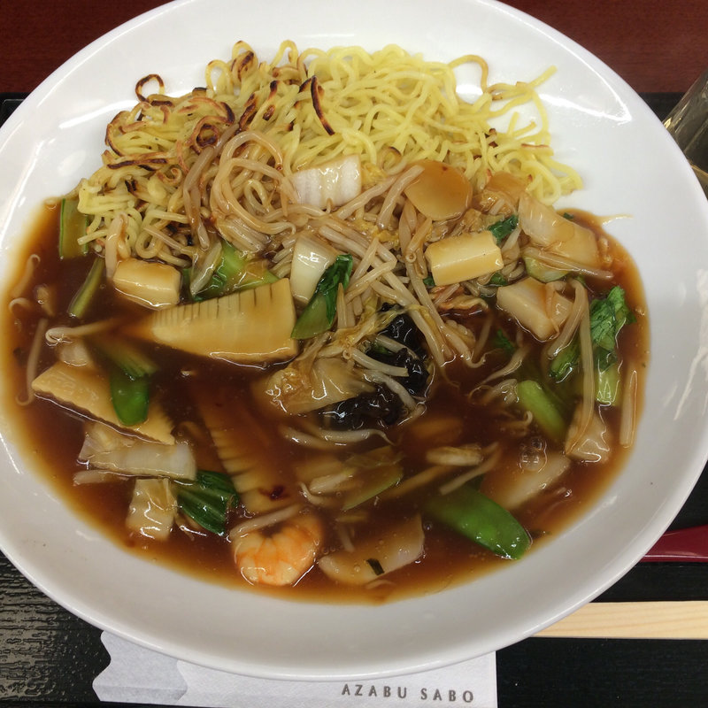 あんかけ焼きそば(麻布茶房 アトレ亀戸店)