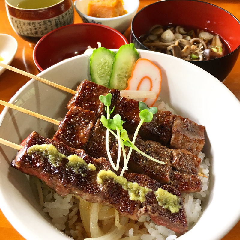 飛騨牛串丼セット(柊 )