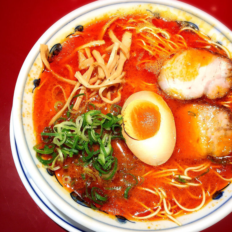 辛いとんこつめん(らあめん 渋英)