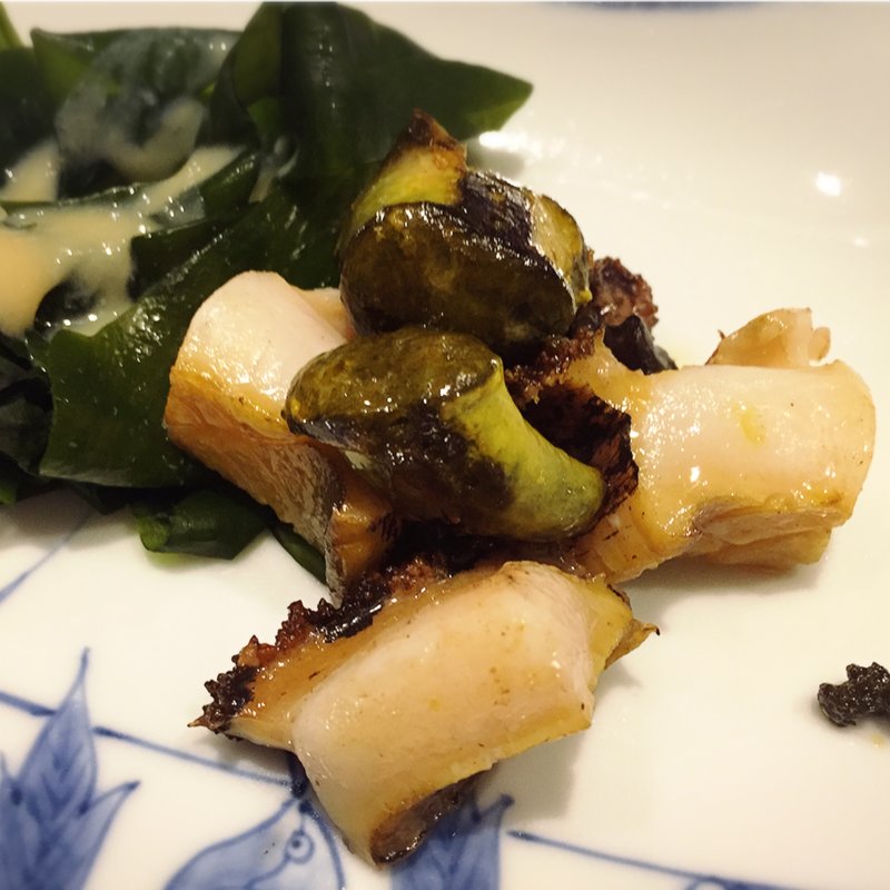 鮑(鉄板焼 銀杏(ホテル日航福岡))