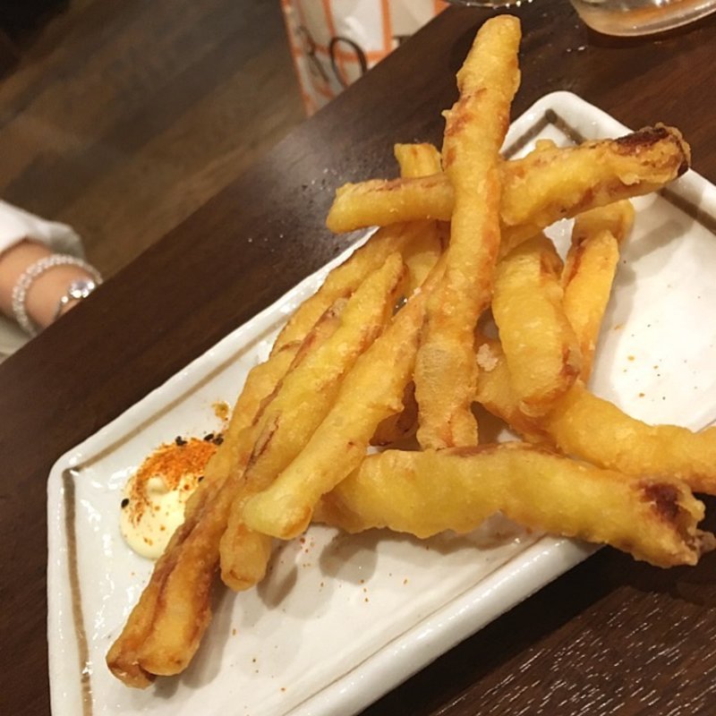 さきいかの天ぷら(マグロ専門居酒屋 豊漁水産 茨木店 )