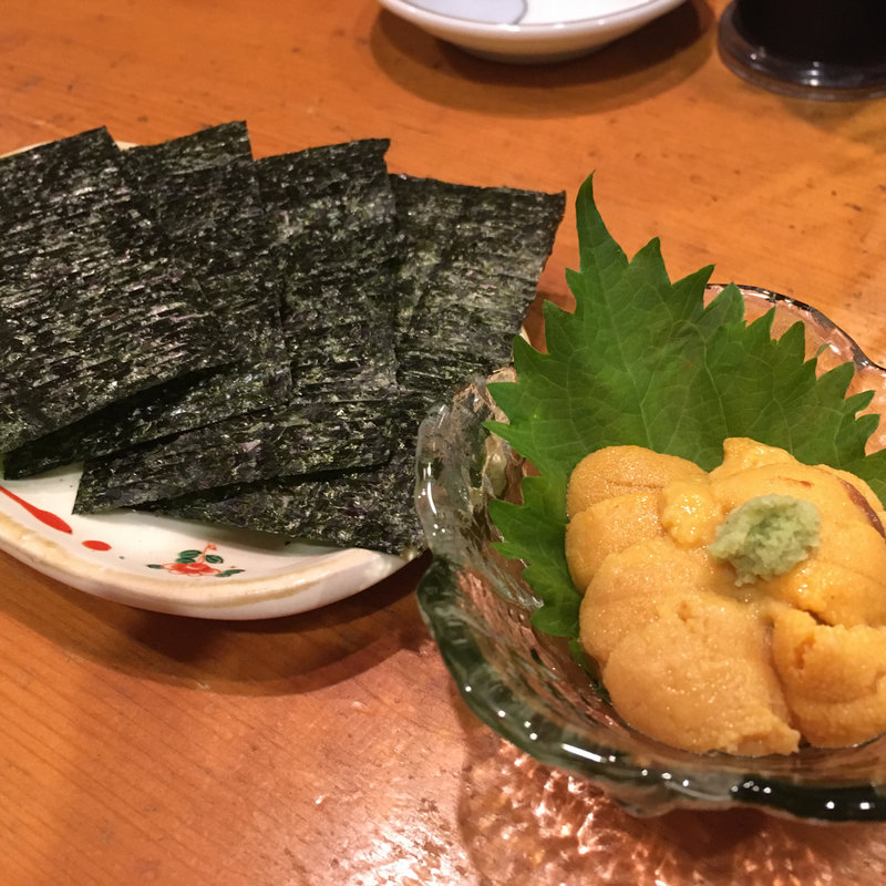 雲丹のツマミ(玄鮨)