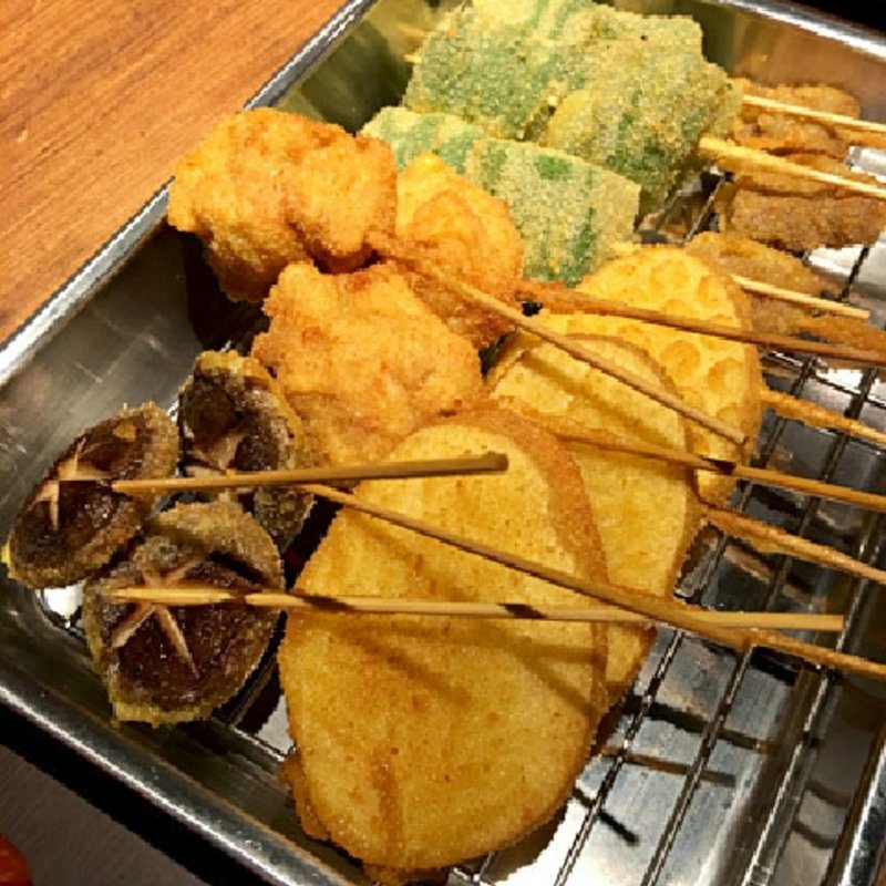 串かつ 5本盛合せ(串かつ居酒屋 ギンザラ 平尾店)