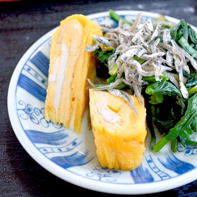 しらすほうれん草＆玉子焼(藤)