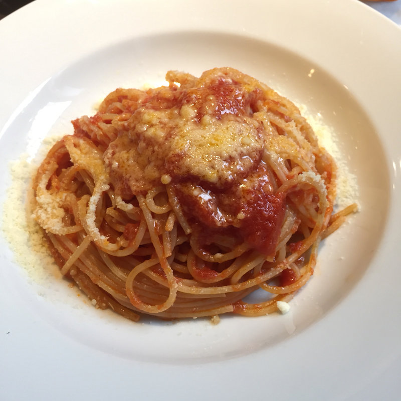 モッツァレラチーズ入りピリ辛トマトソースパスタ(TRATTORIA SICILIA（トラットリアシシリア）)