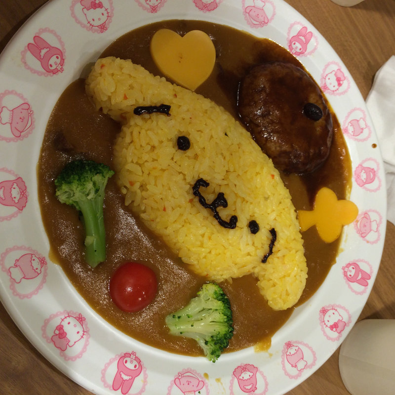 プリンハンバーグカレー(キャラクターフードコート （【旧店名】グルメバザール）)