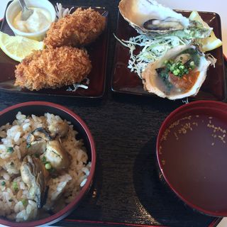 牡蠣の堪能御前(レカイエ オイスターバー JR博多シティ店)