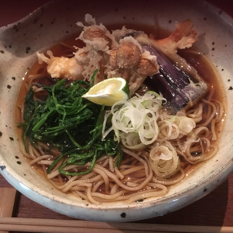 天ぷら蕎麦(そば処　古庵 )