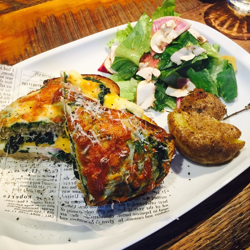 ほうれん草とベーコンのクロックムッシュセット(Mr.FARMER)