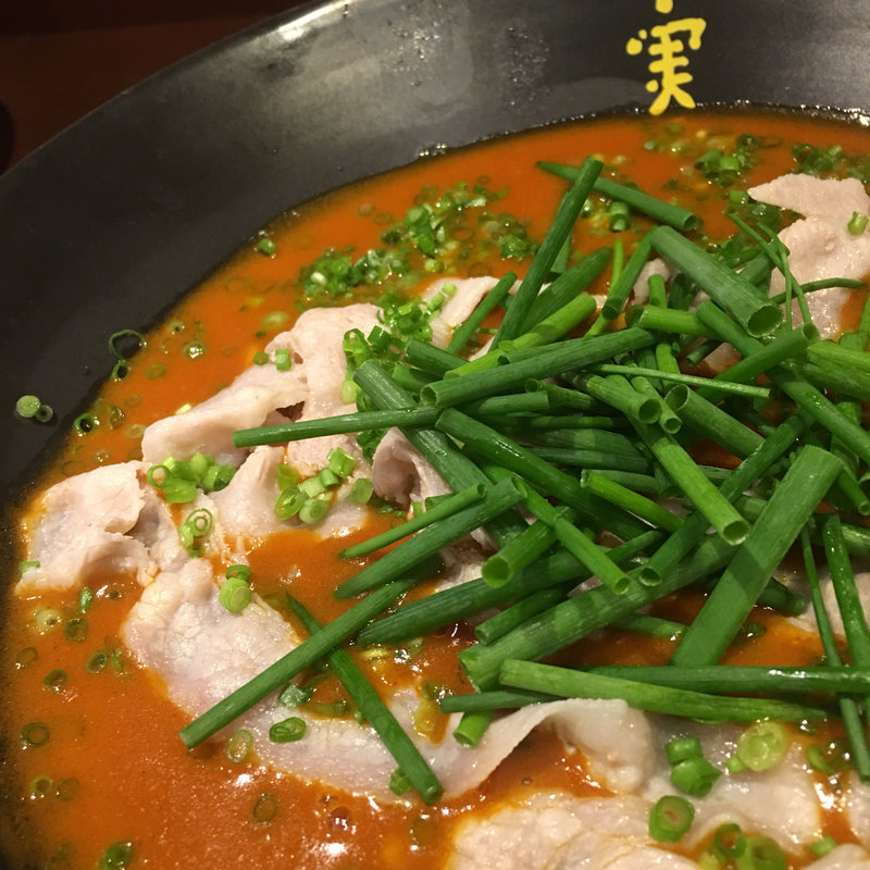 赤いかれー麺 辛口 or 激辛(かれー麺　実之和 赤坂店 )