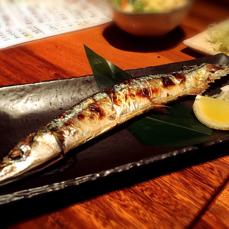 さんま塩焼き(居酒屋 三盃)