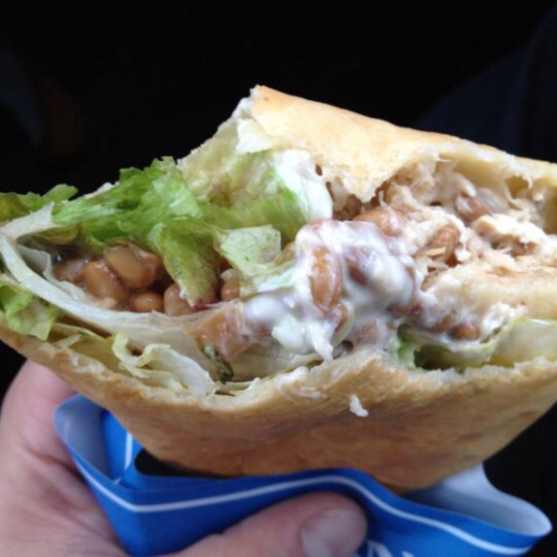 納豆クレープ(くれーぷやさん オレンジボックス)