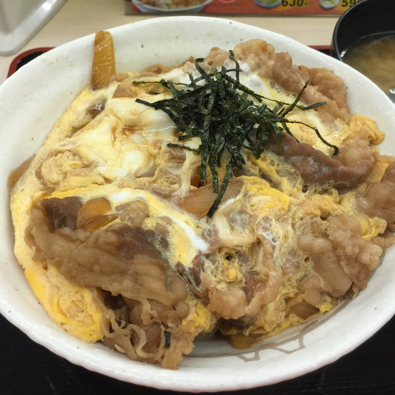 プレミアム牛とじ丼(並)