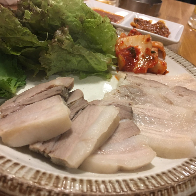 自家製蒸し豚(お好みたまちゃん 青山店)