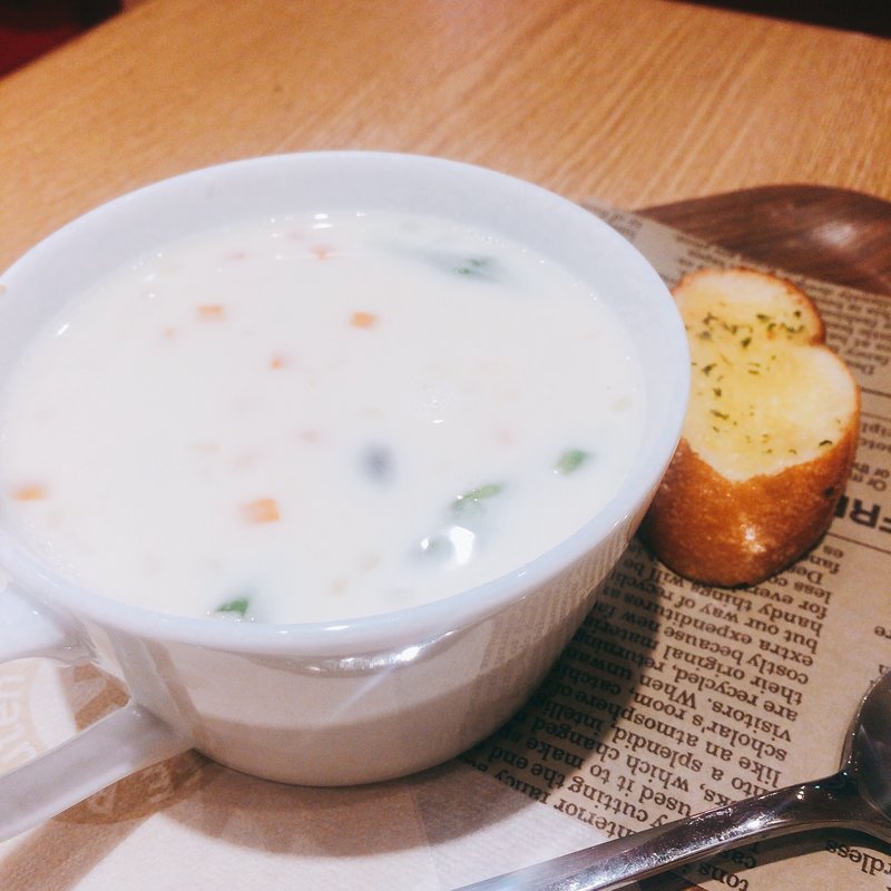 クラムチャウダースープセット(楽天カフェ 二子玉川ライズ S.C.店 )