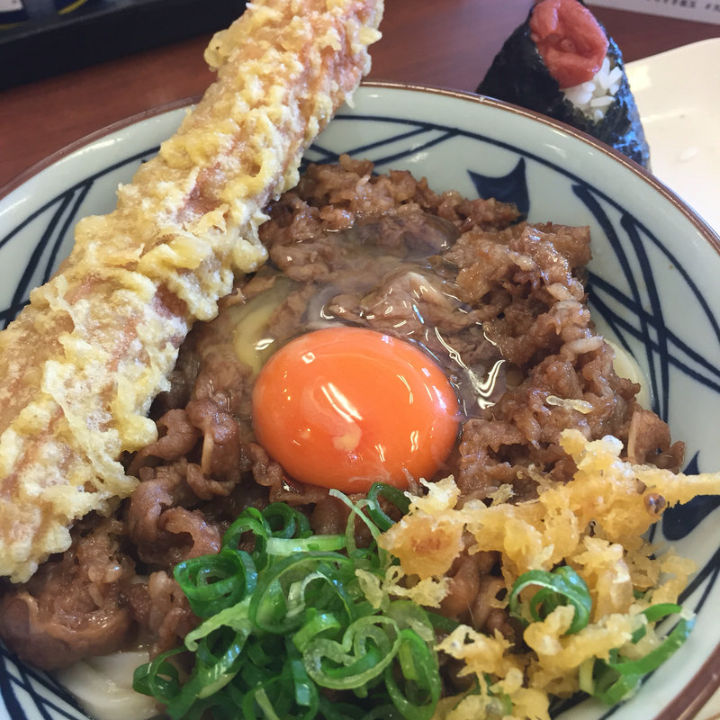 牛すき釜玉(丸亀製麺 熊取店 )