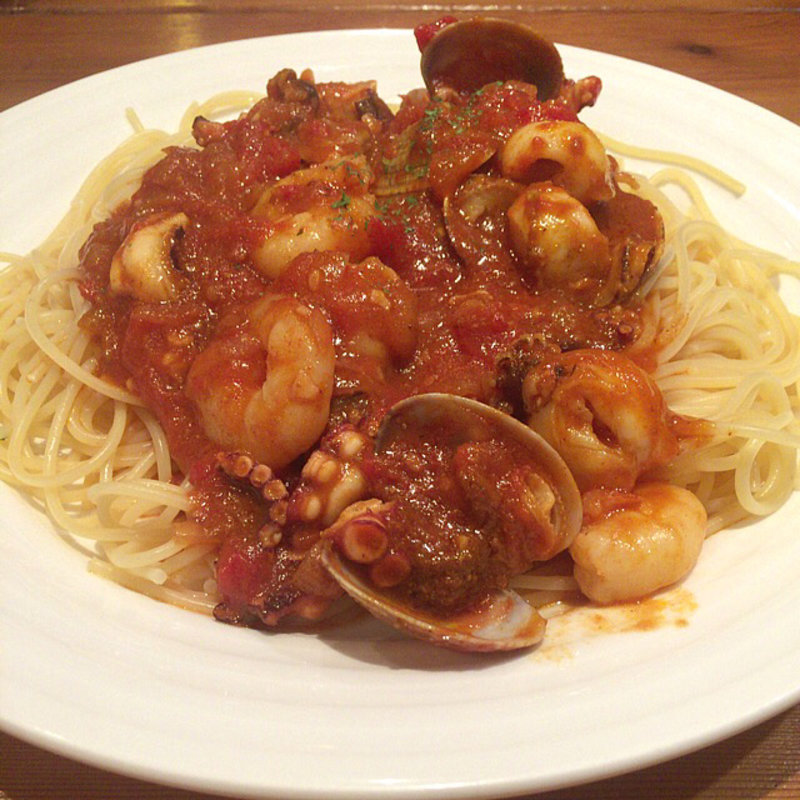 海の幸のカレー風味(トレッテ)
