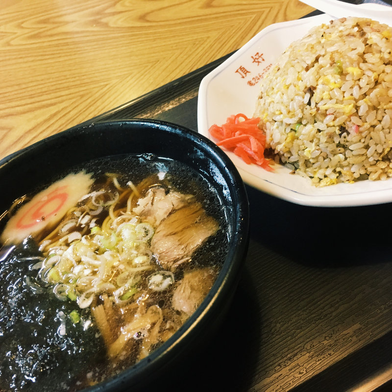 チャーハンセット(ミニラーメン付き)(テンハウ〔頂好〕餃子店北安東 )