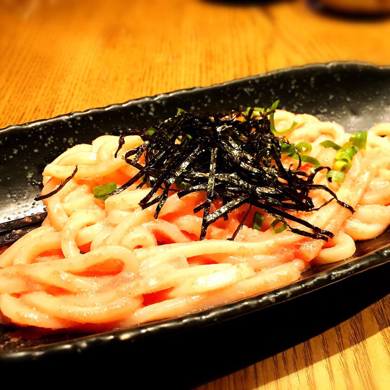 明太うどん(居酒屋なかめぐろ )