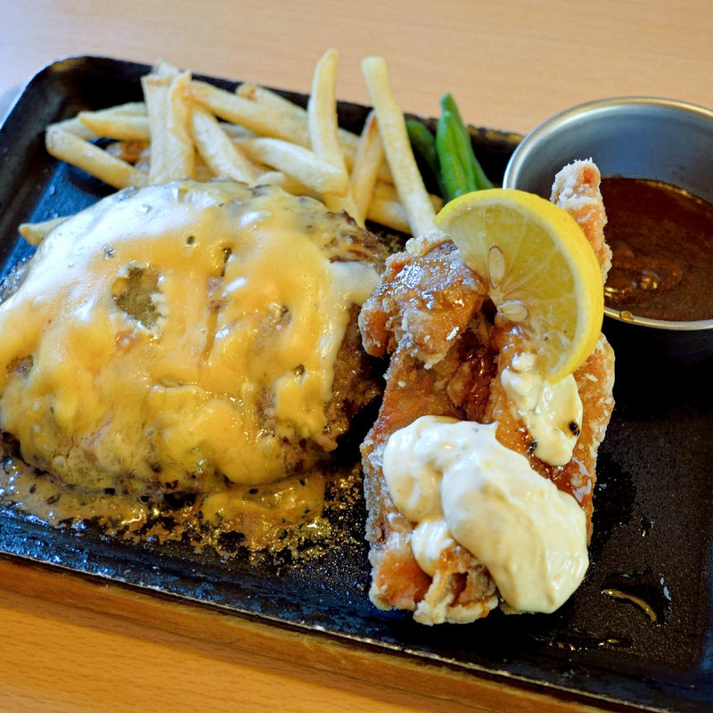チェダーハンバーグ＆チキン南蛮(ジョイフル 上福岡店 （Joyfull）)