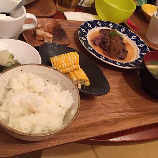 牛ハラミステーキ(一歩一歩のカフェ食堂)