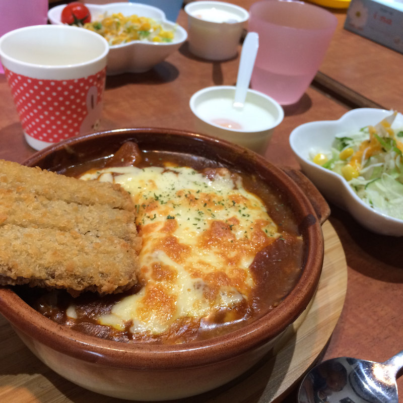 くじら焼きカレー定食(門司港レトロ食堂)