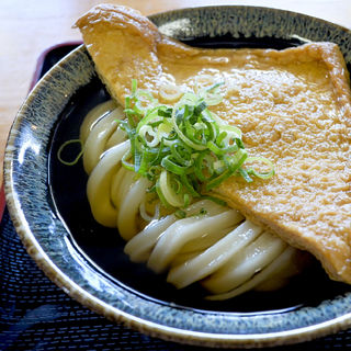 かけそのまま+お揚げ(麺通堂 郡家店 （時は手打ち）)
