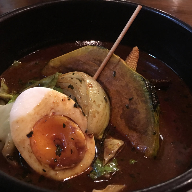 スープカレー黒 ラム ライス小(ドミニカ)