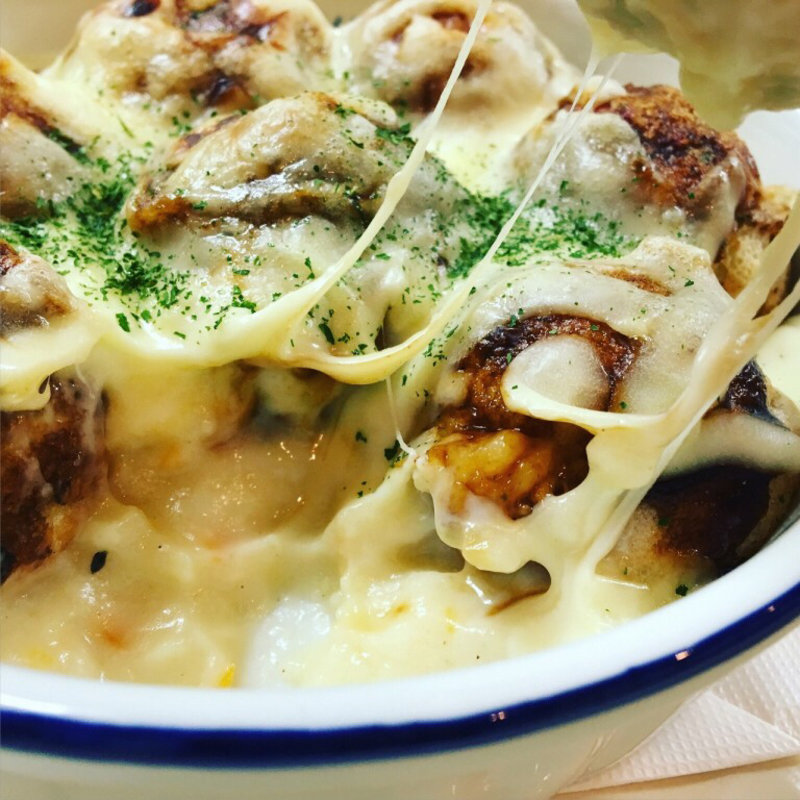 たこ焼きグラタン(たこ焼きＣＡＦＥ・プチラパン)