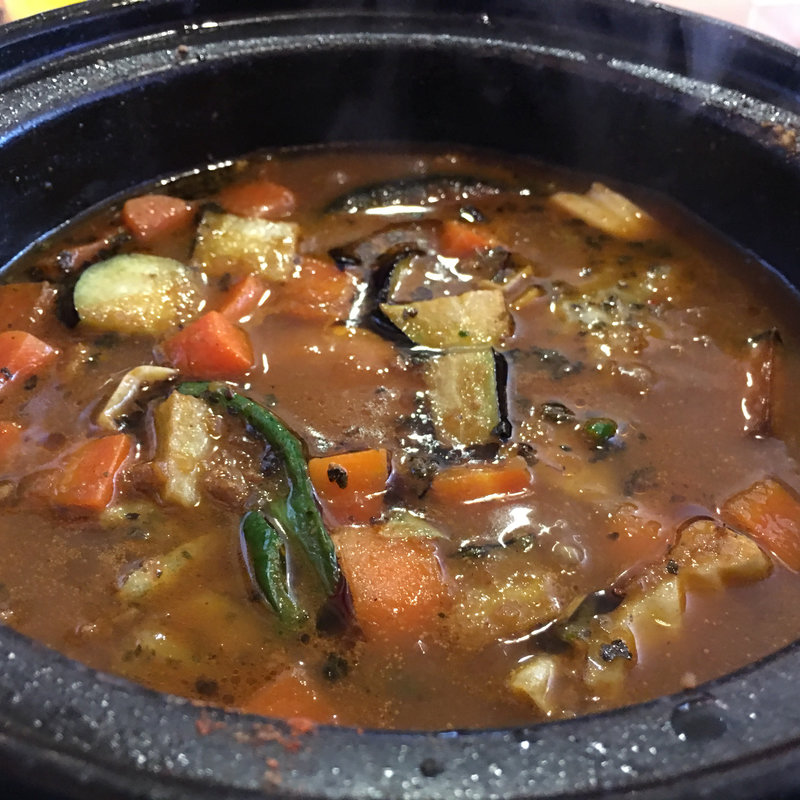 ラム挽肉キノコカリー(スープカリーばぐばぐ 南1条店)