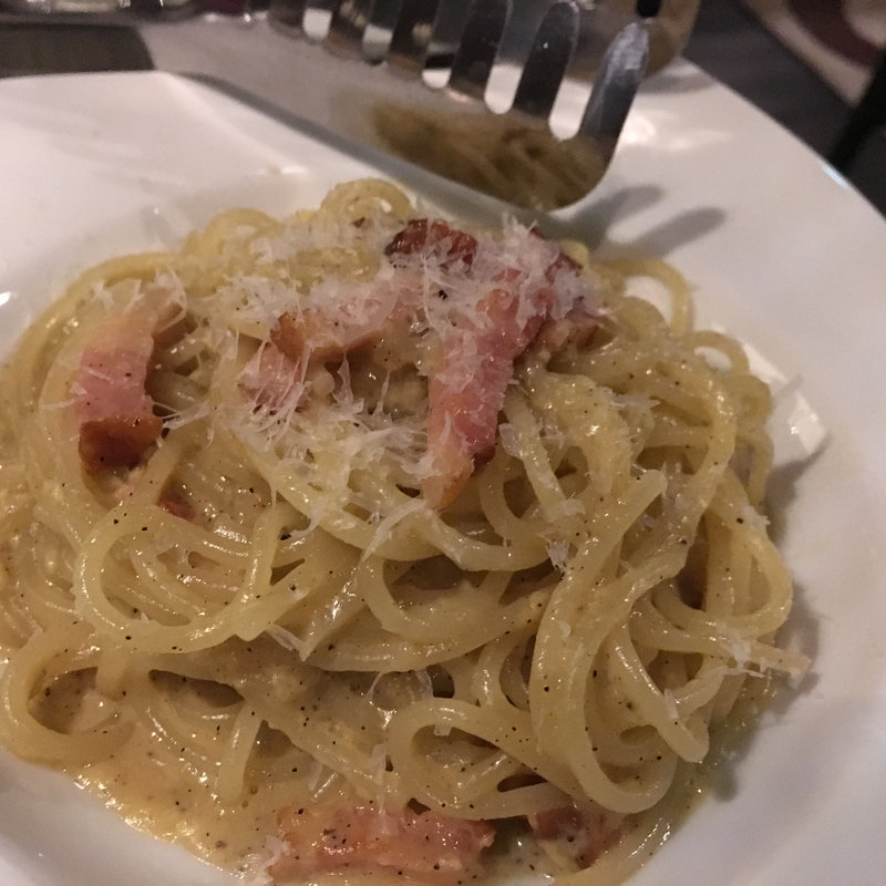 エスプレッソカルボナーラ(Fujiwara～CoffeeとWineが愉しめる大人の隠れ家～ )