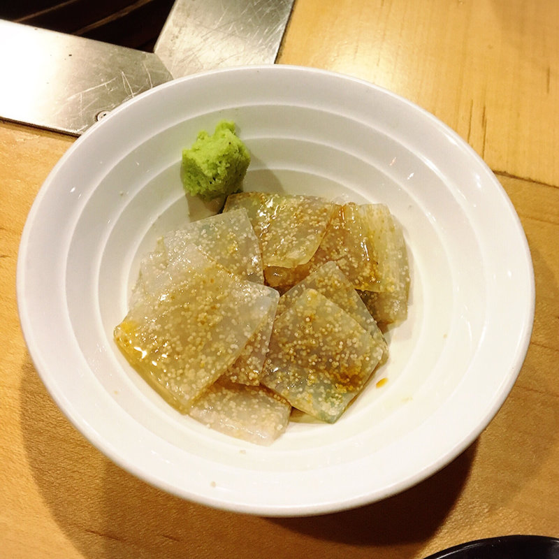 ぷちぷち刺身こんにゃく(お好み焼き ぶち 恵比寿本店)