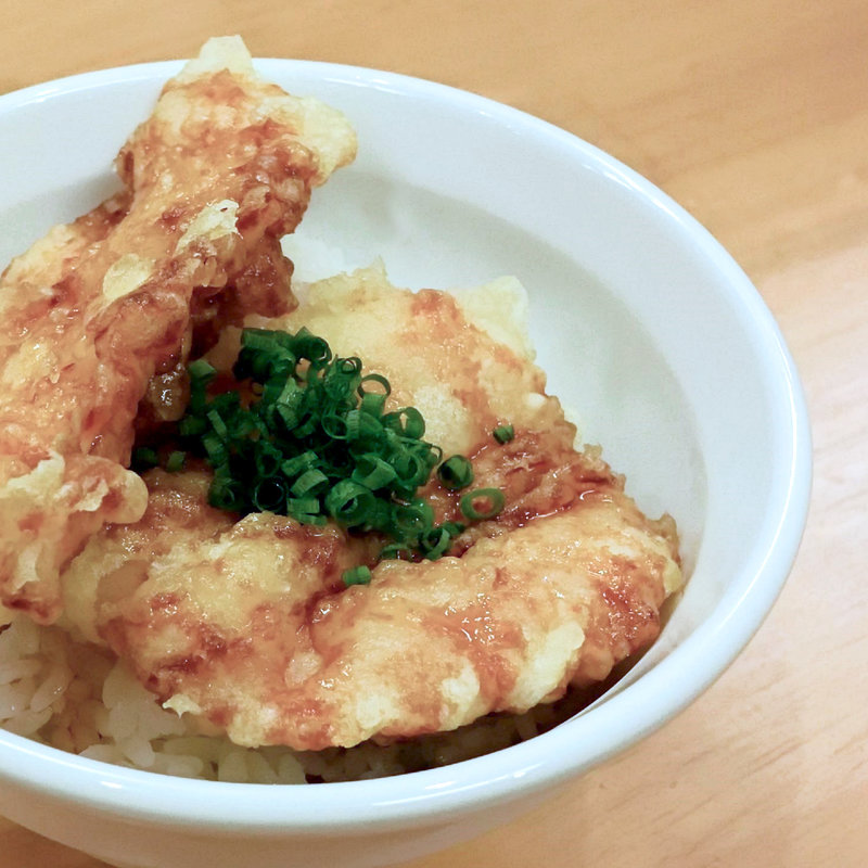 ミニ鳥天丼(うどんや )