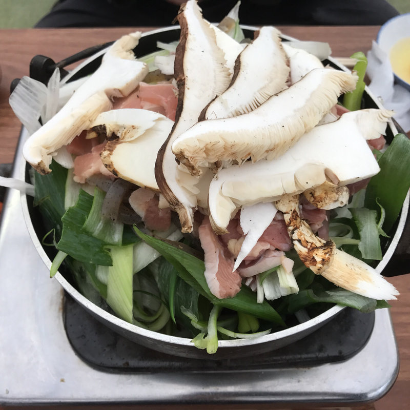 松茸のすきやき(見晴台)